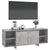 TV Cabinet Concrete Grey 130x35x50 cm Engineered Wood