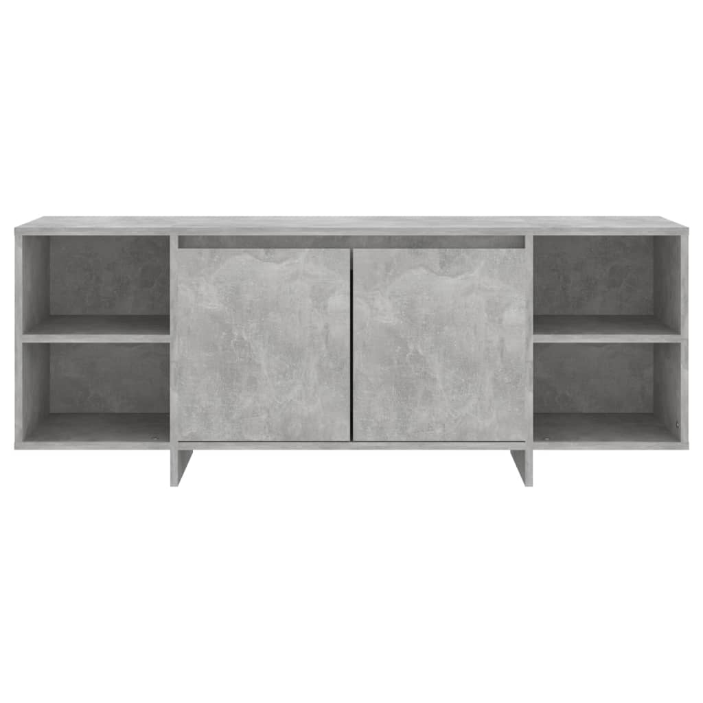 TV Cabinet Concrete Grey 130x35x50 cm Engineered Wood