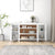 Sideboard White 135x41x75 cm Engineered Wood