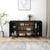 Sideboard Black 135x41x75 cm Engineered Wood