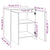 Sideboard White 70x41x75 cm Engineered Wood
