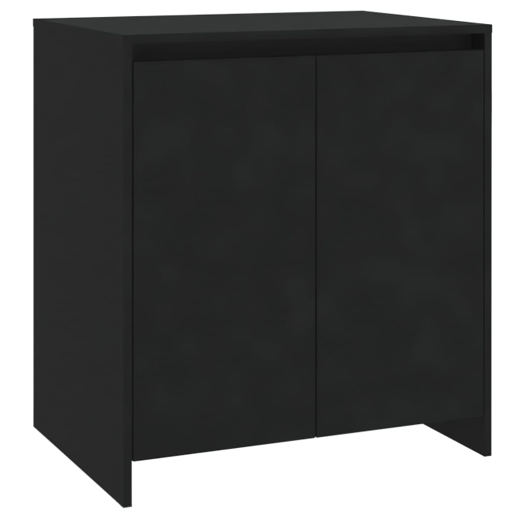 Sideboard Black 70x41x75 cm Engineered Wood