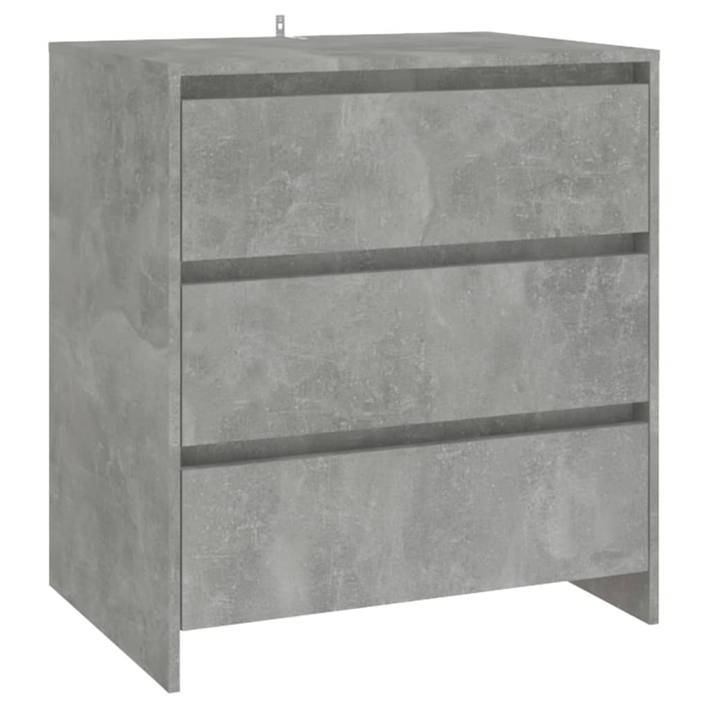 Sideboard Concrete Grey 70x41x75 cm Engineered Wood