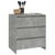 Sideboard Concrete Grey 70x41x75 cm Engineered Wood