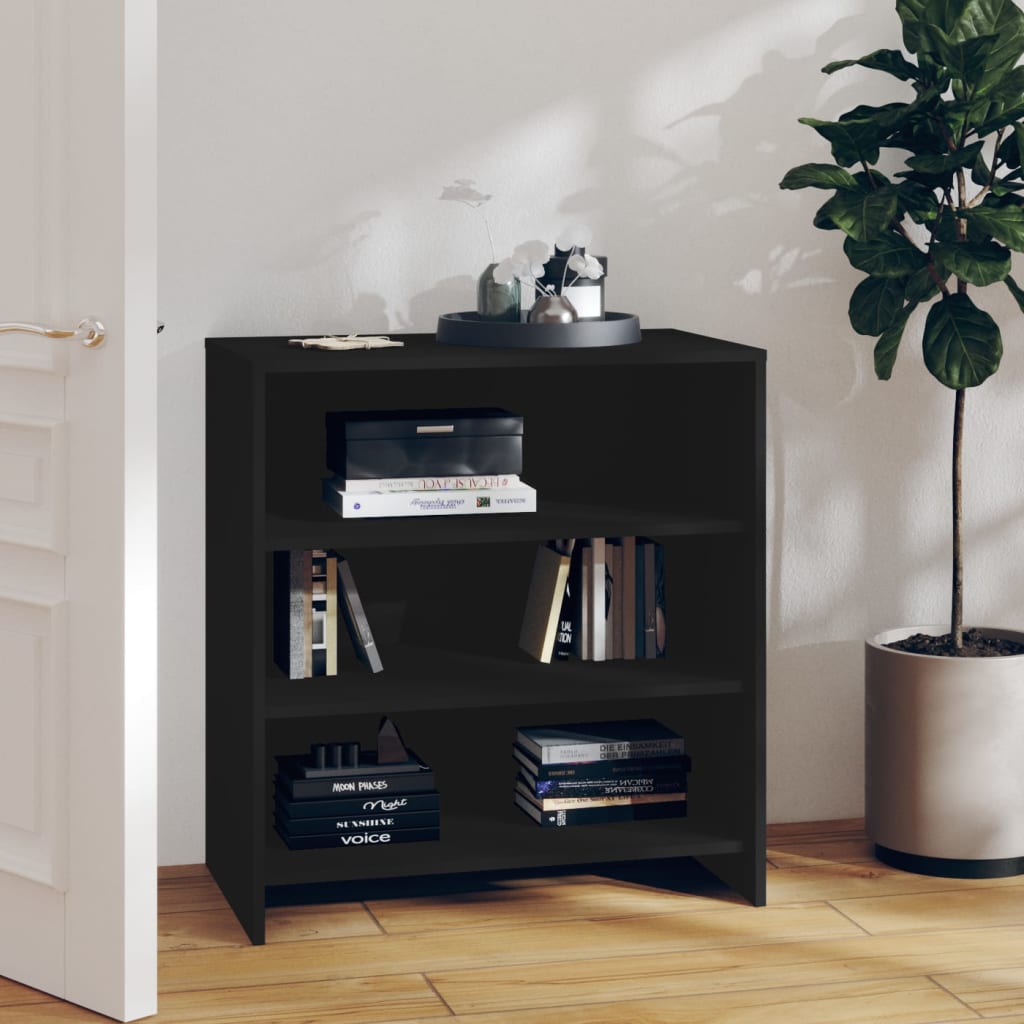 Sideboard Black 70x40.5x75 cm Engineered Wood