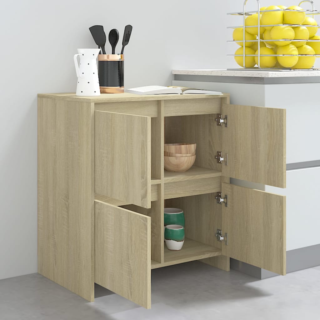 Sideboard Sonoma Oak 70x41x75 cm Engineered Wood