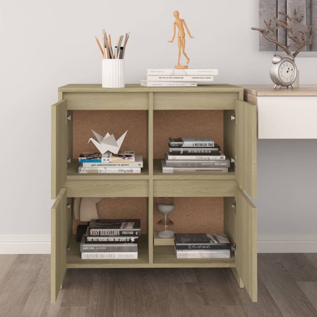 Sideboard Sonoma Oak 70x41x75 cm Engineered Wood