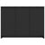 Sideboard Black 102x33x75 cm Engineered Wood