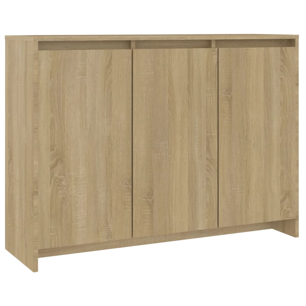 Sideboard Sonoma Oak 102x33x75 cm Engineered Wood