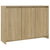 Sideboard Sonoma Oak 102x33x75 cm Engineered Wood