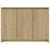 Sideboard Sonoma Oak 102x33x75 cm Engineered Wood