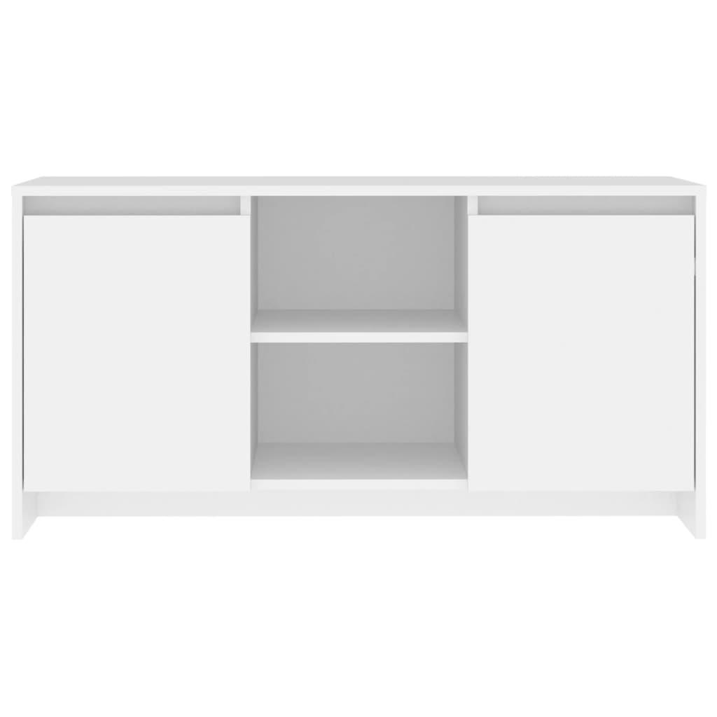 TV Cabinet White 102x37.5x52.5 cm Engineered Wood