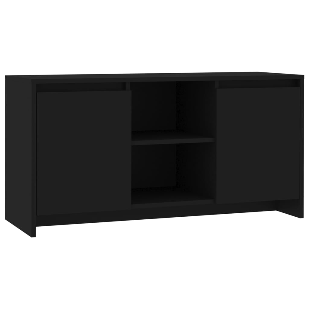 TV Cabinet Black 102x37.5x52.5 cm Engineered Wood
