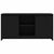 TV Cabinet Black 102x37.5x52.5 cm Engineered Wood