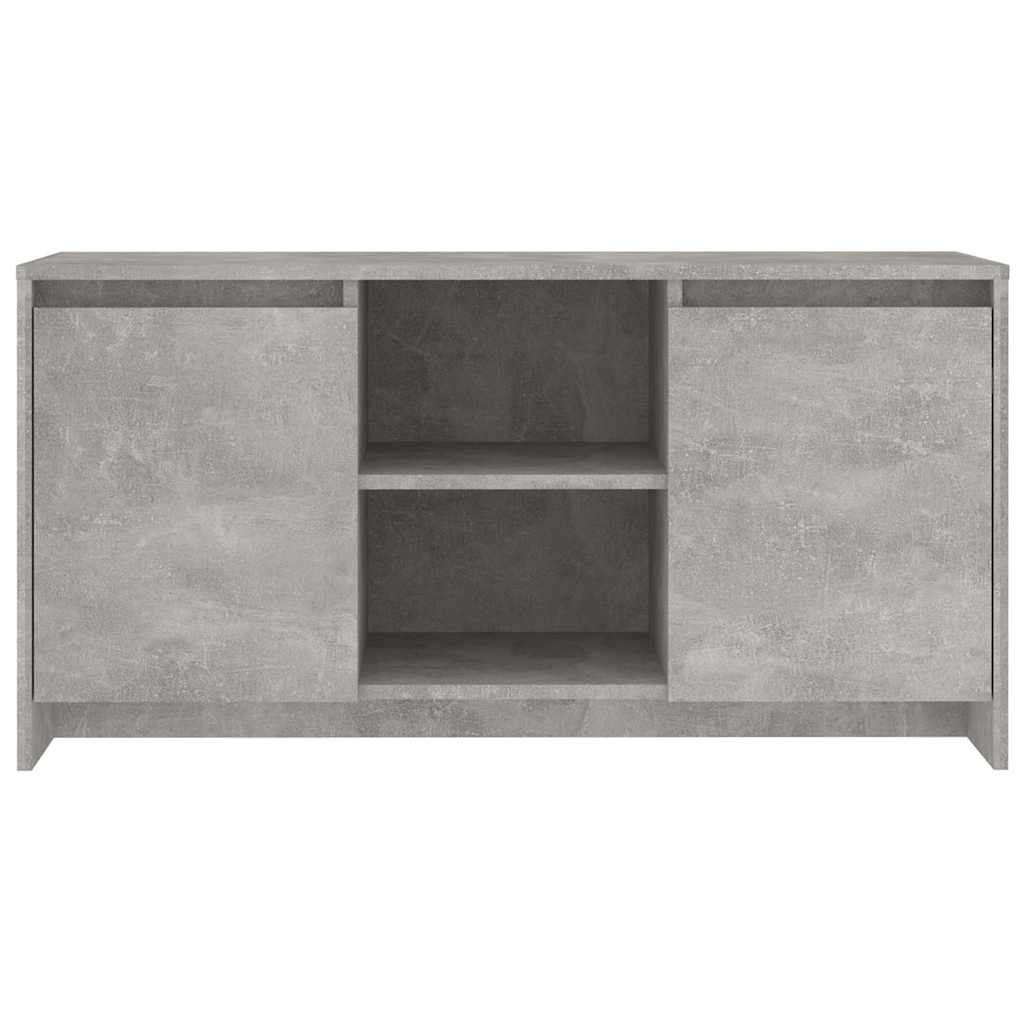 TV Cabinet Concrete Grey 102x37.5x52.5 cm Engineered Wood