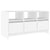 TV Cabinet White 102x37.5x52.5 cm Engineered Wood