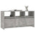 TV Cabinet Concrete Grey 102x37.5x52.5 cm Engineered Wood