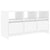 TV Cabinet High Gloss White 102x37.5x52.5 cm Engineered Wood