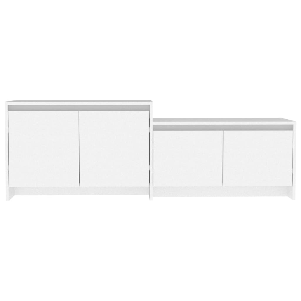 TV Cabinet White 146.5x35x50 cm Engineered Wood