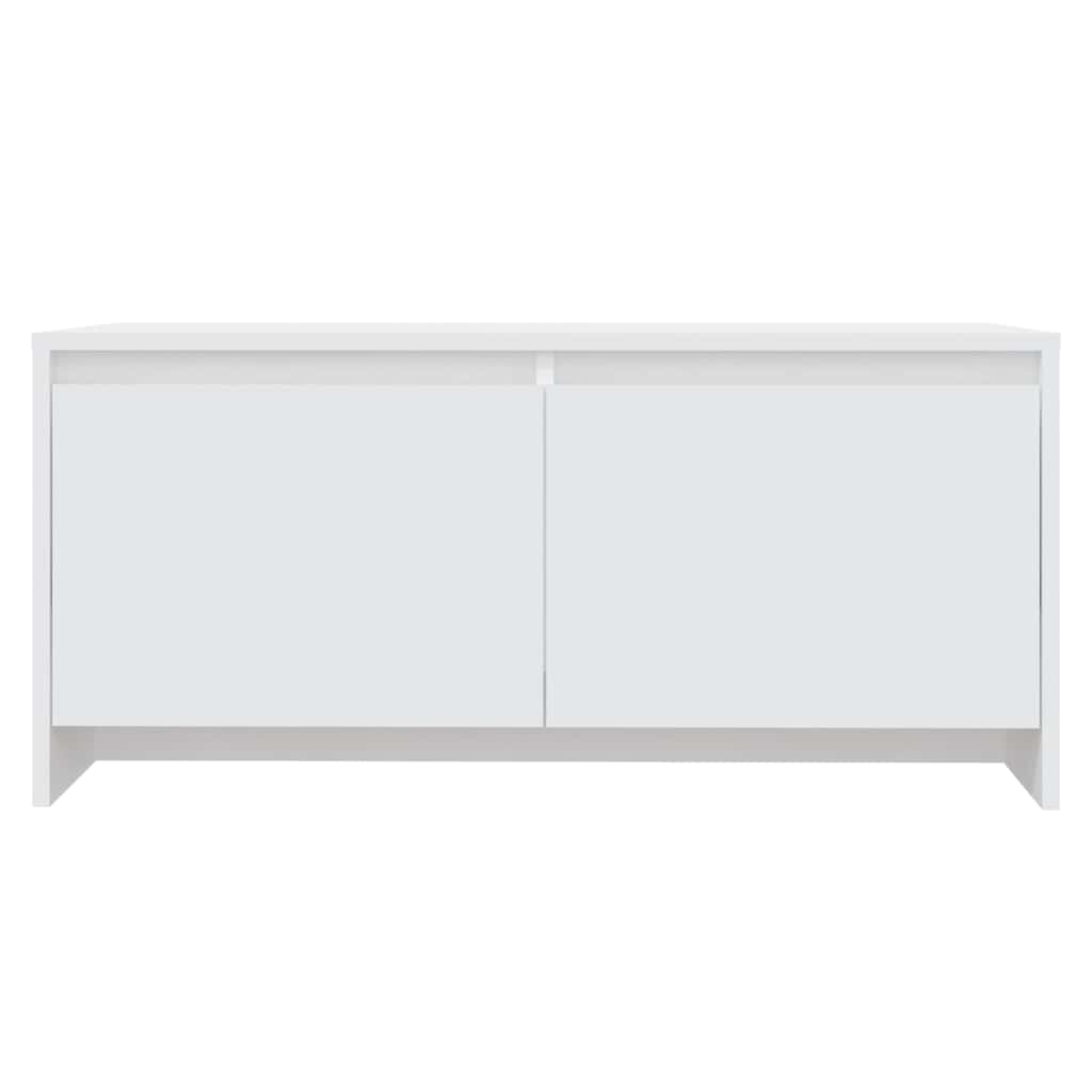 Coffee Table White 90x50x41.5 cm Engineered Wood