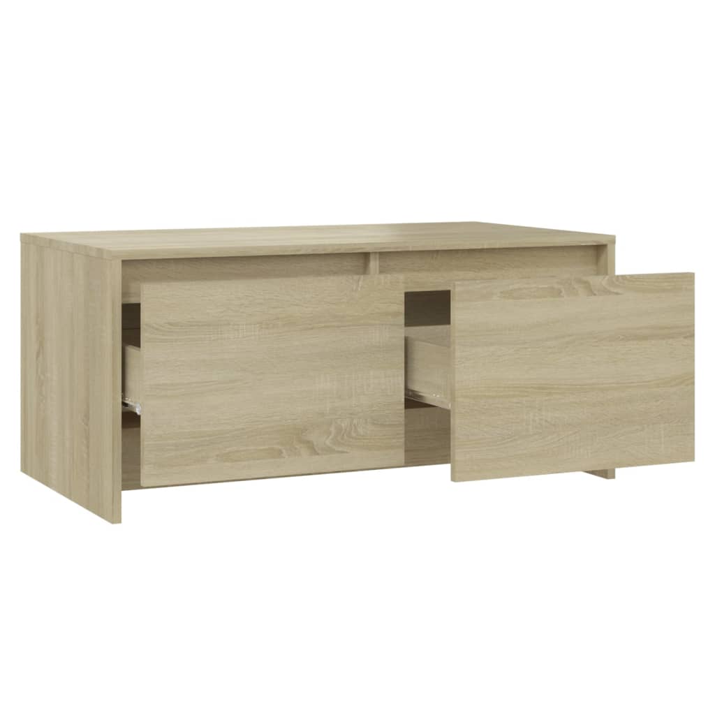 Coffee Table Sonoma Oak 90x50x41.5 cm Engineered Wood