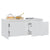Coffee Table High Gloss White 90x50x41.5 cm Engineered Wood