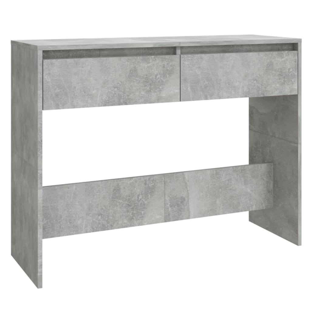 Console Table Concrete Grey 100x35x76.5 cm Engineered Wood