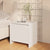 Bedside Cabinet White 45x34x44.5 cm Engineered Wood