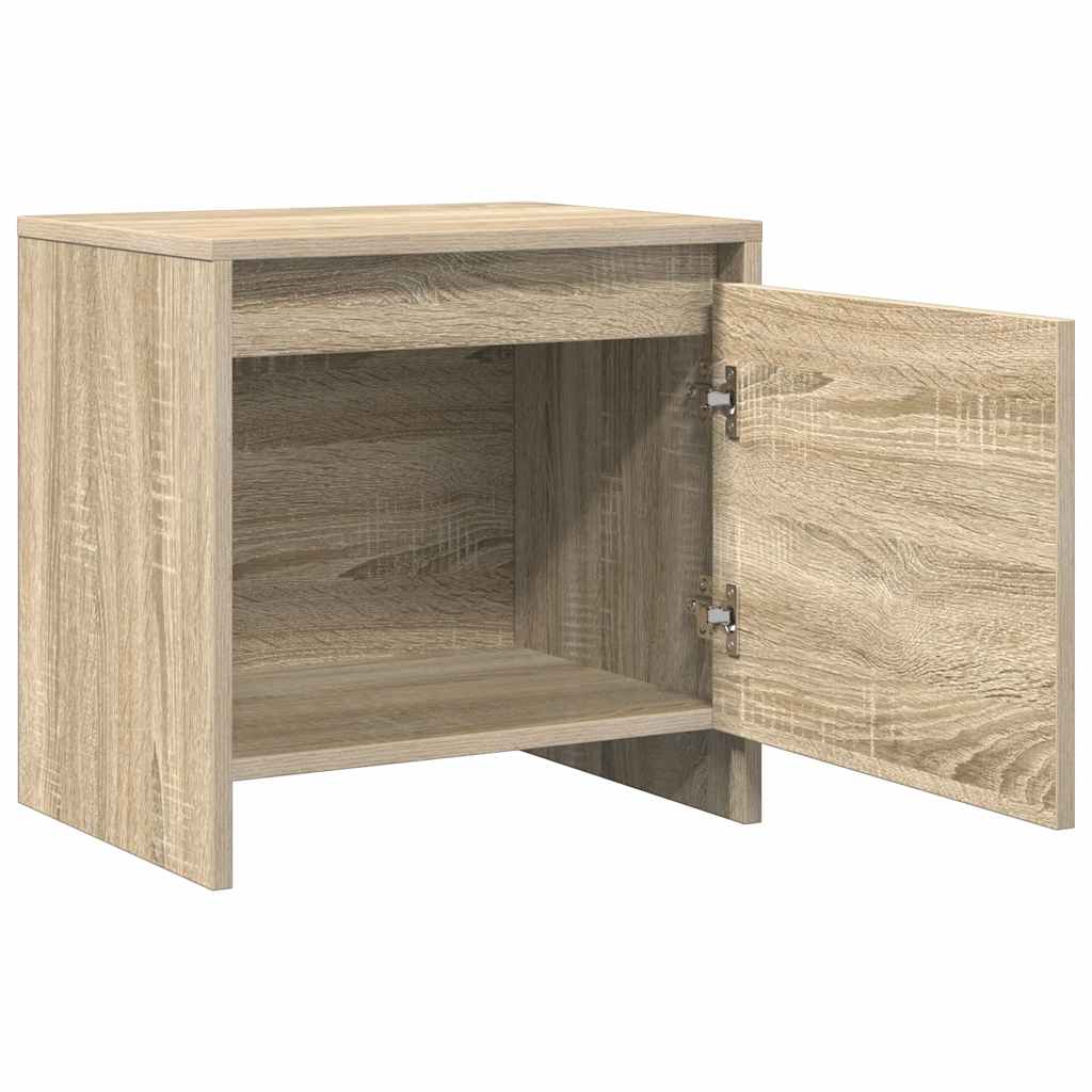 Bedside Cabinet Sonoma Oak 45x34x44.5 cm Engineered Wood