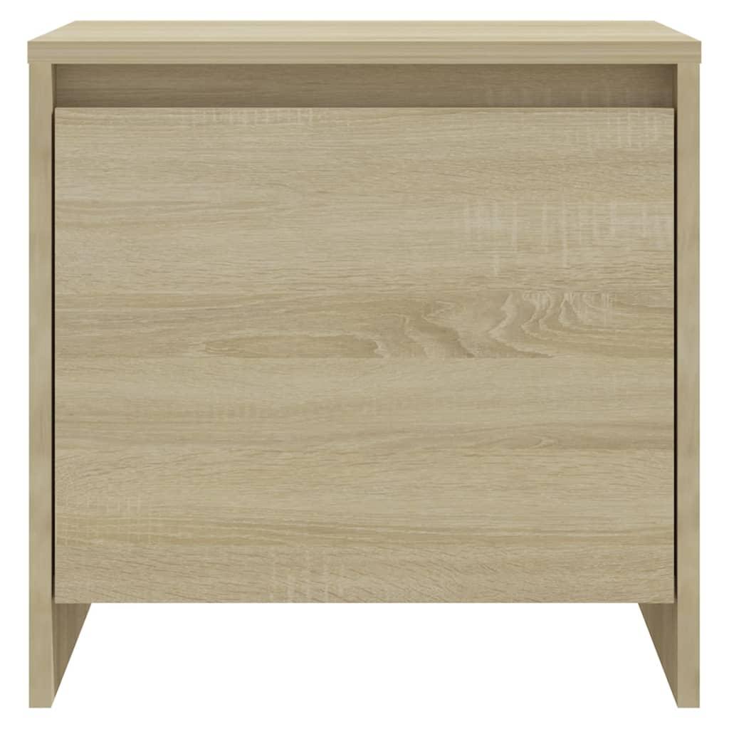 Bedside Cabinet Sonoma Oak 45x34x44.5 cm Engineered Wood