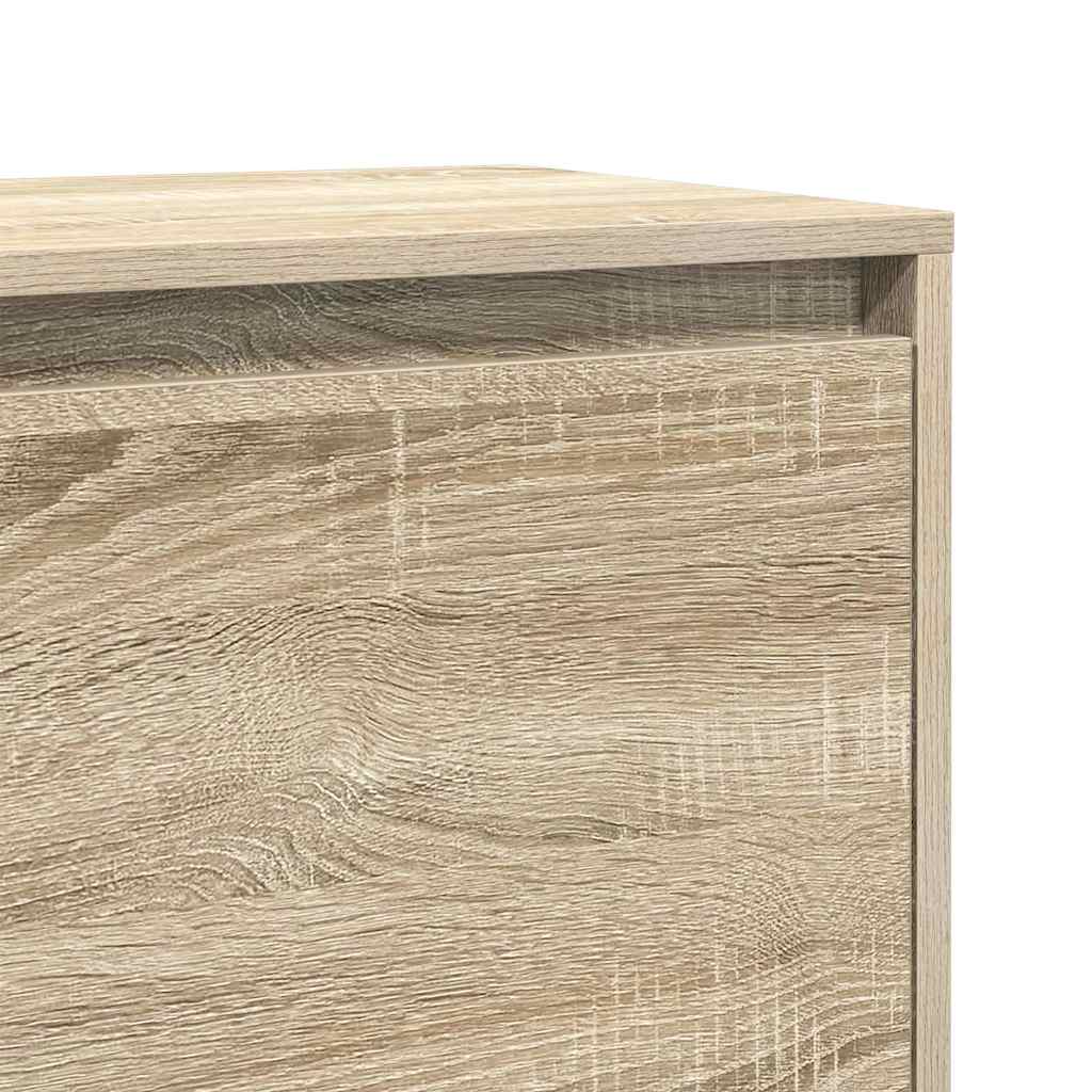Bedside Cabinets 2 pcs Sonoma Oak 45x34x44.5 cm Engineered Wood