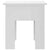 Coffee Table High Gloss White 40x40x42 cm Engineered Wood