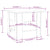 Coffee Table White 55x55x42 cm Engineered Wood