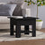 Coffee Table Black 55x55x42 cm Engineered Wood