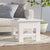 Coffee Table High Gloss White 55x55x42 cm Engineered Wood