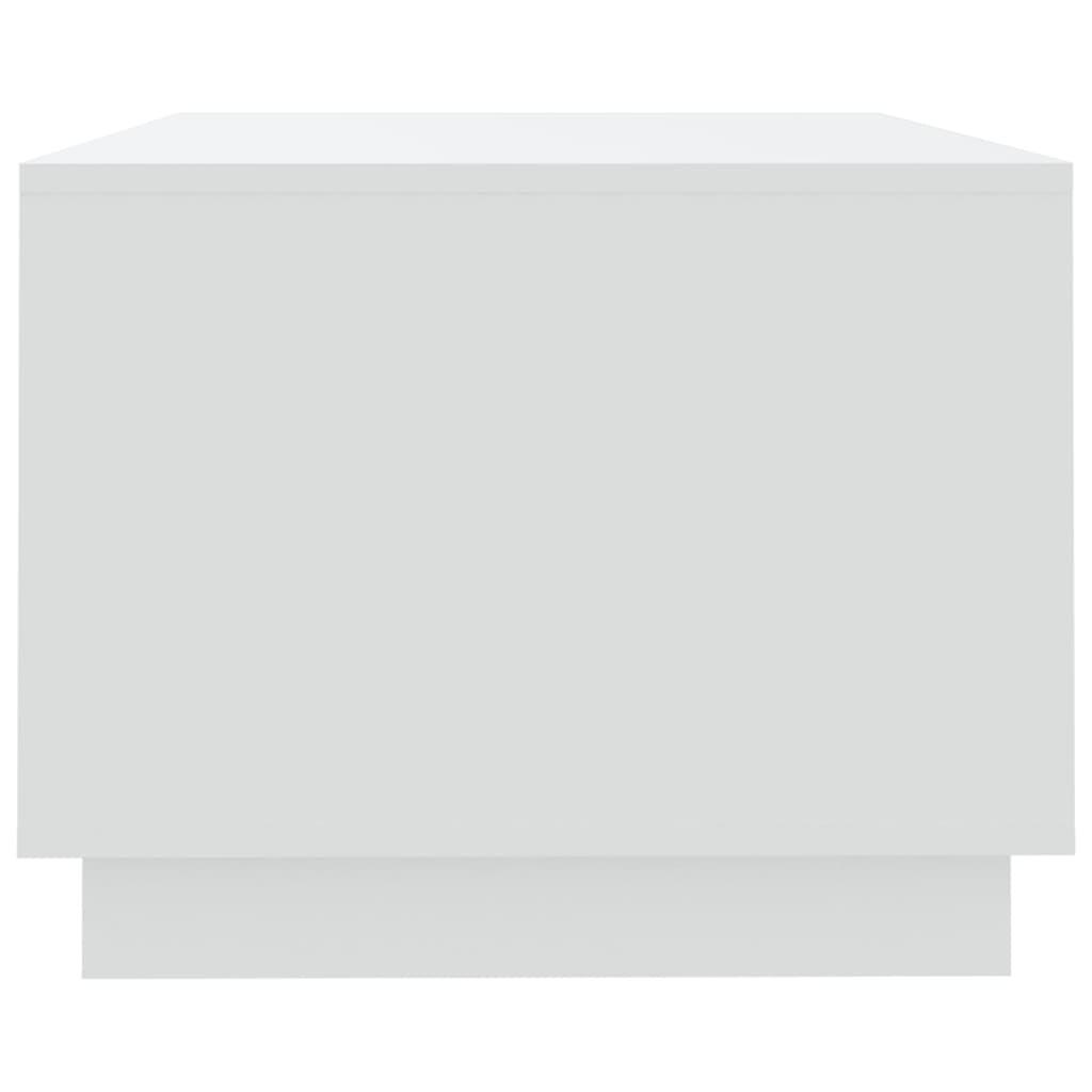 Coffee Table White 102x55x43 cm Engineered Wood