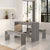 3 Piece Dining Set Grey Sonoma Engineered Wood