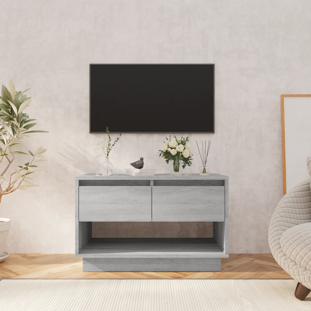 TV Cabinet Grey Sonoma 70x41x44 cm Engineered Wood