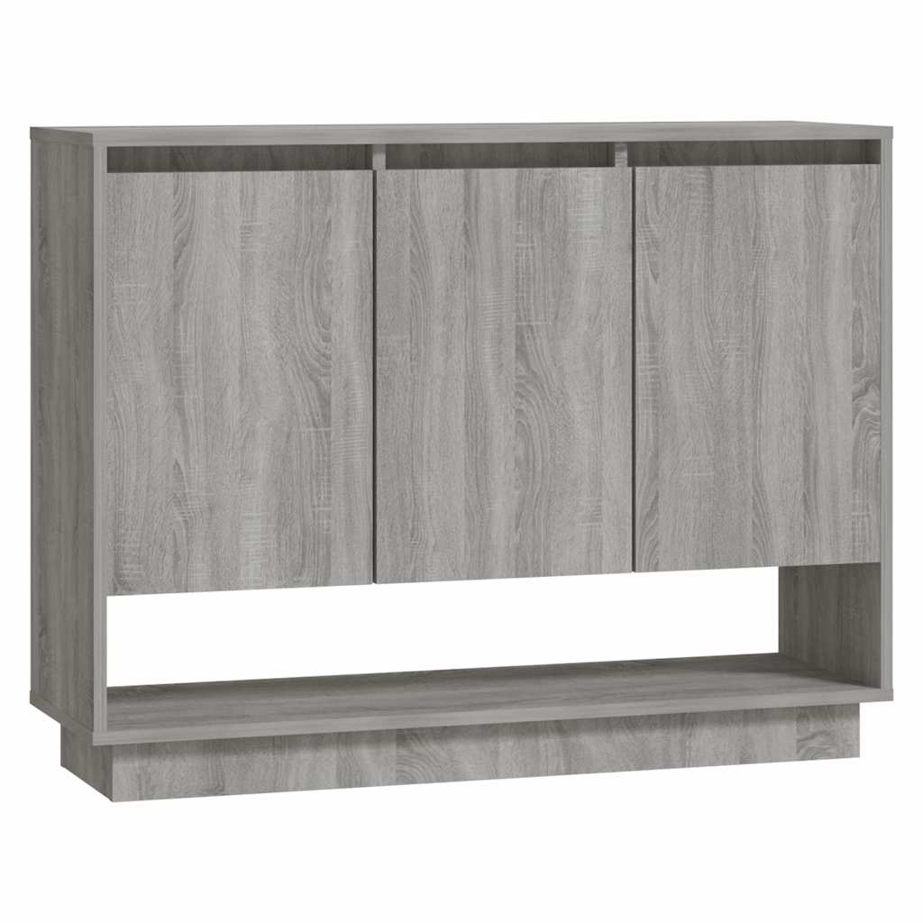 Sideboard Grey Sonoma 97x31x75 cm Engineered Wood