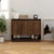 Sideboard Brown Oak 97x31x75 cm Engineered Wood