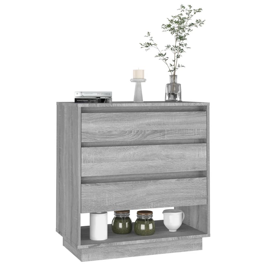 Sideboard Grey Sonoma 70x41x75 cm Engineered Wood