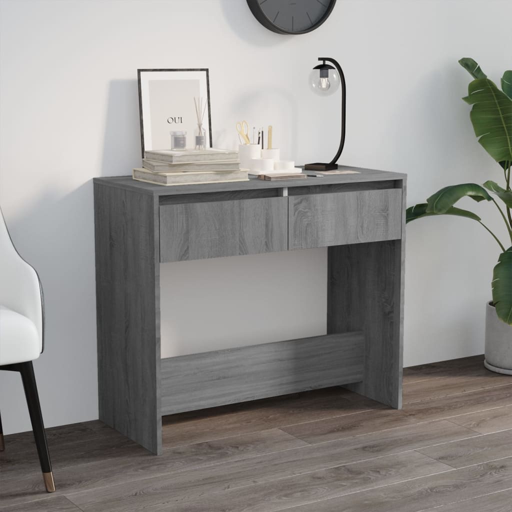 Console Table Grey Sonoma 89x41x76.5 cm Engineered Wood