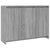 Sideboard Grey Sonoma 102x33x75 cm Engineered Wood