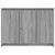 Sideboard Grey Sonoma 102x33x75 cm Engineered Wood