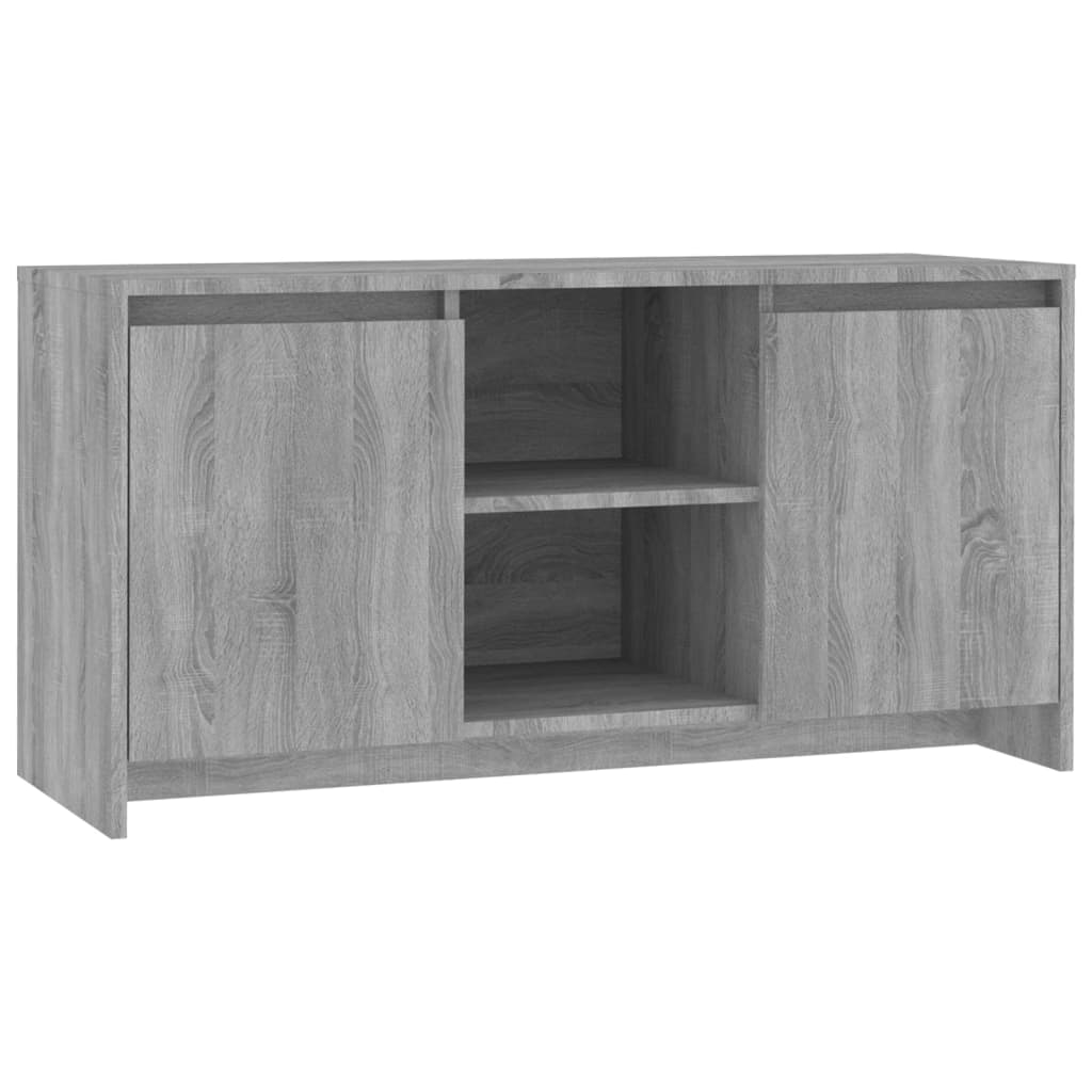 TV Cabinet Grey Sonoma 102x37.5x52.5 cm Engineered Wood