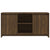 TV Cabinet Brown Oak 102x37.5x52.5 cm Engineered Wood