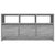 TV Cabinet Grey Sonoma 102x37.5x52.5 cm Engineered Wood