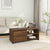 Coffee Table Brown Oak 102x50x45 cm Engineered Wood
