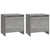 Bedside Cabinets 2 pcs Grey Sonoma 45x34x44.5 cm Engineered Wood