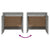 Bedside Cabinets 2 pcs Grey Sonoma 45x34x44.5 cm Engineered Wood